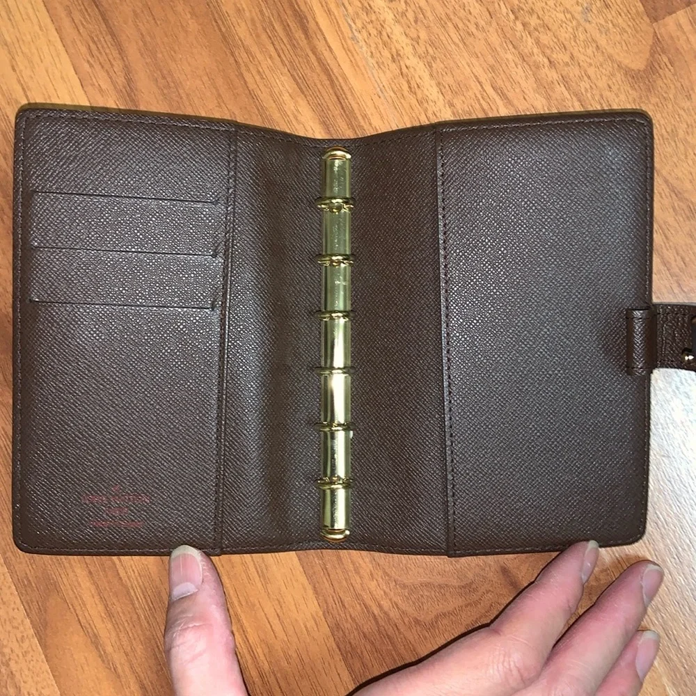 Authentic Louis Vuitton Damier Small Ring Agenda Cover